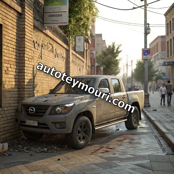 تیموری خریدار فروشنده ی ماشین مزدا وانت تصادفی در تهران