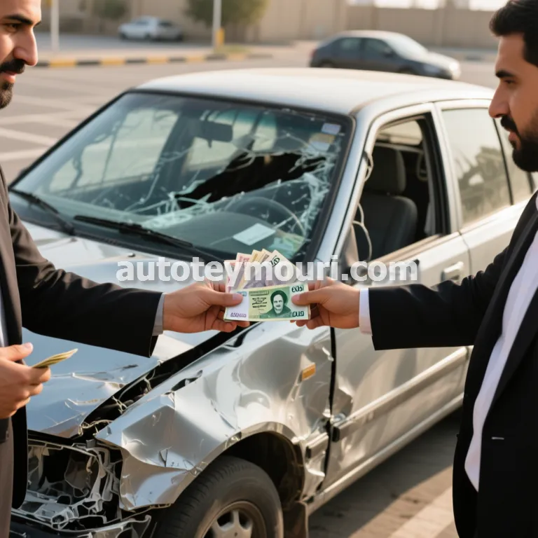 خریدار ماشین تصادفی با پرداخت نقدی در تهران